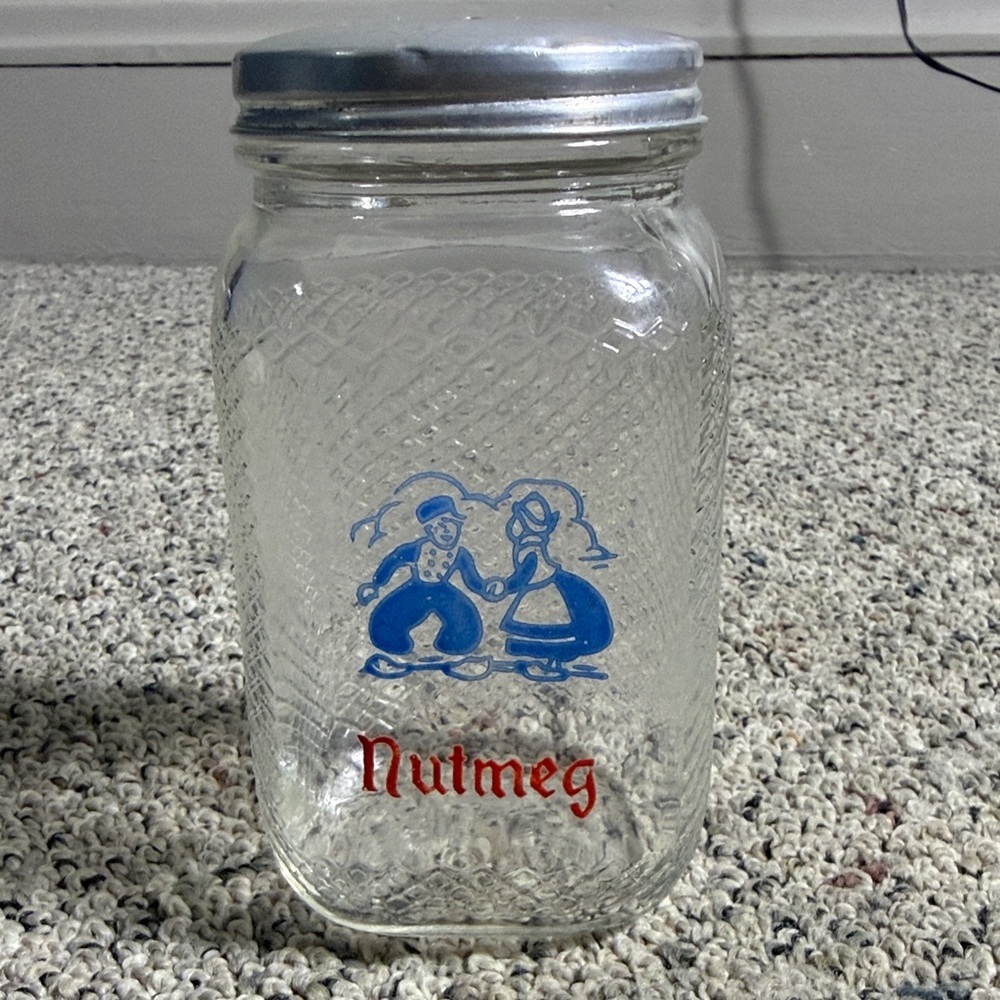 Vintage Hazel-Atlas Dutch Girl Spice Jar 1930’s